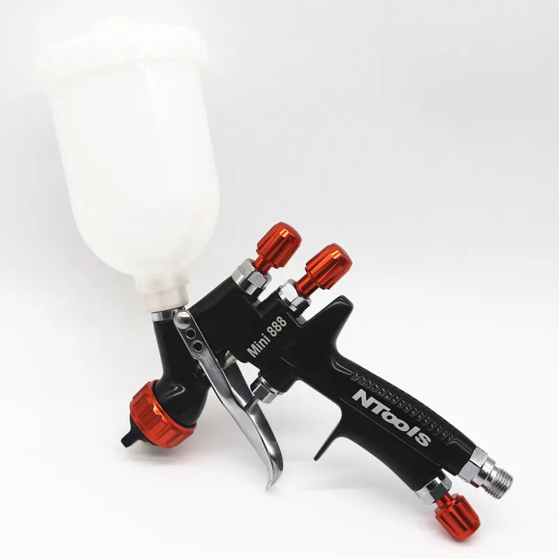 1.2MM Air Spray Gun Kit with 1.0MM Nozzle, Mixing Cup & Adapter