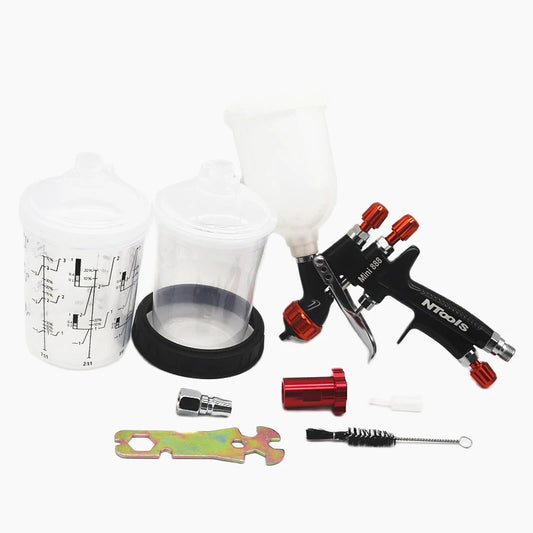 1.2MM Air Spray Gun Kit with 1.0MM Nozzle, Mixing Cup & Adapter