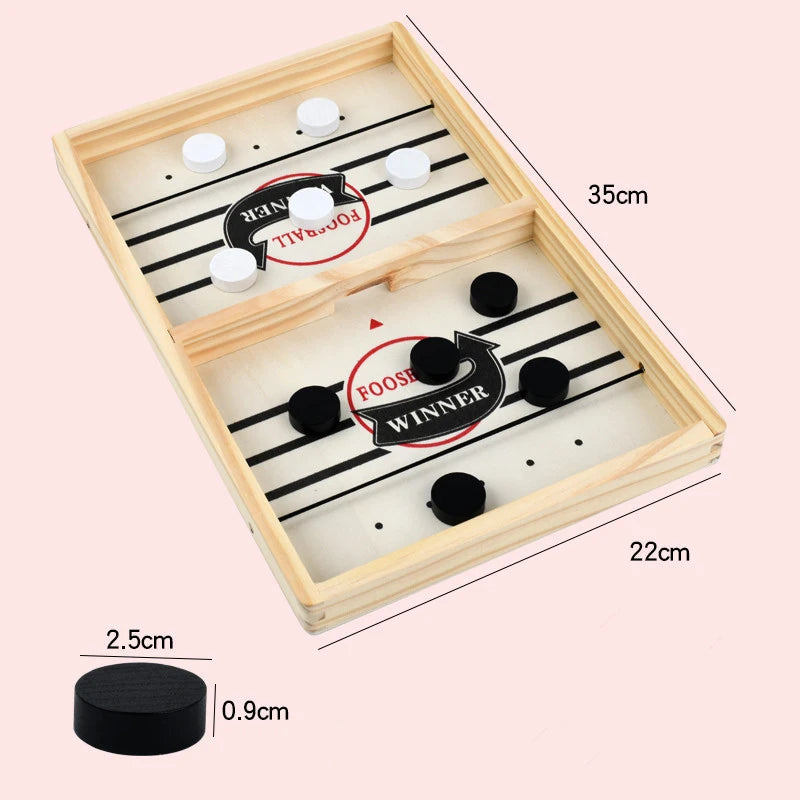 Table Hockey Sling Puck – Quick, Fun Family Party Game