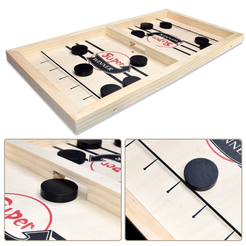 Table Hockey Sling Puck – Quick, Fun Family Party Game