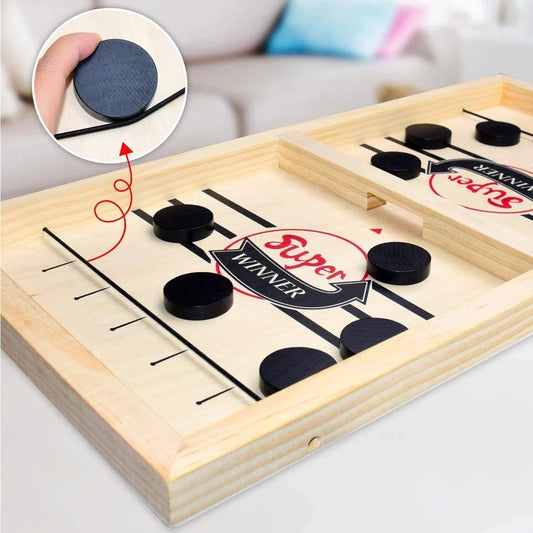Table Hockey Sling Puck – Quick, Fun Family Party Game