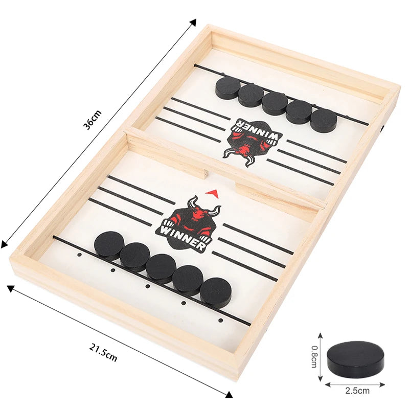 Table Hockey Sling Puck – Quick, Fun Family Party Game
