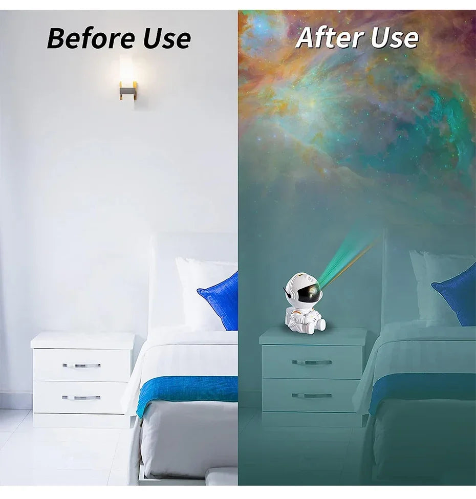 Star Projector Galaxy Night Light – Astronaut Space Projector
