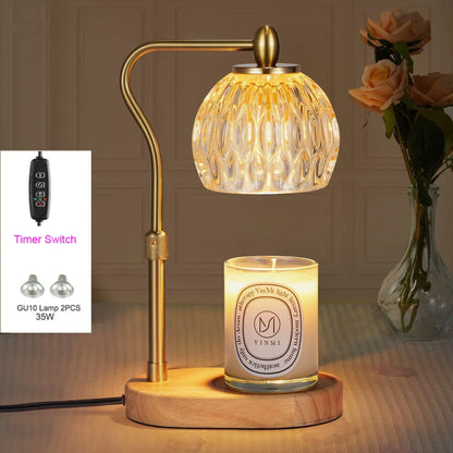 110V/230V Bedside Lamp – Adjustable Candle Warmer