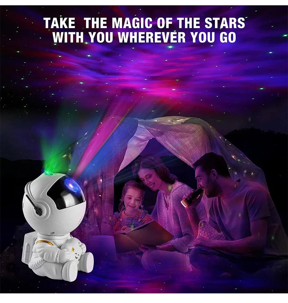 Star Projector Galaxy Night Light – Astronaut Space Projector