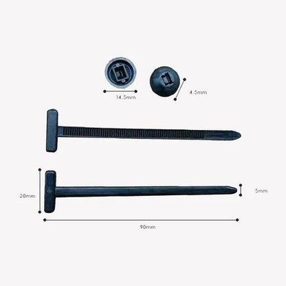 Nylon Universal Cable Tie Buckle | Heavy-Duty Self-Locking Zip Ties
