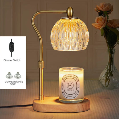 110V/230V Bedside Lamp – Adjustable Candle Warmer