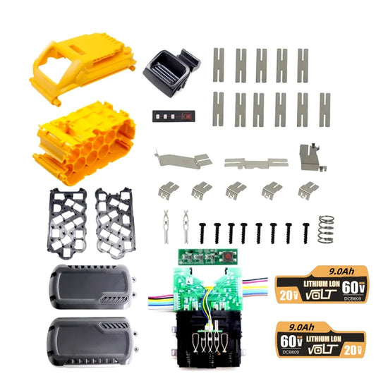 DCB609 Battery Plastic Case + PCB Protection for DeWalt 20V/60V