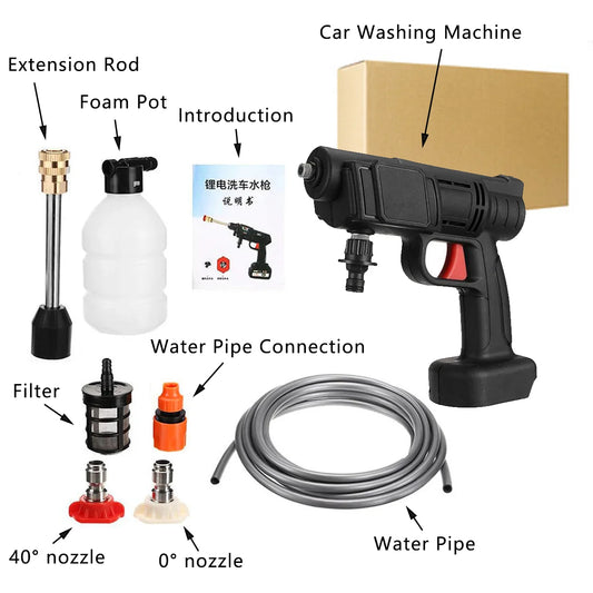 30BAR Cordless High-Pressure Washer with Makita 18V Battery