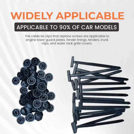 Nylon Universal Cable Tie Buckle | Heavy-Duty Self-Locking Zip Ties