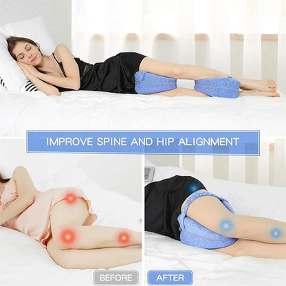Foam Memory Knee Pillow for Side Sleepers — Ergonomic Pain Relief