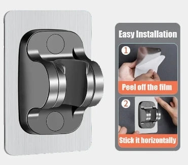 4-Mode High-Pressure Shower Head with Water-Saving Stop