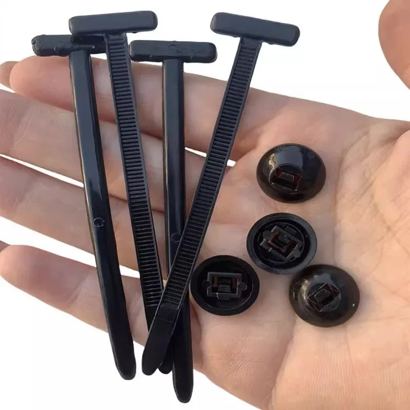 Nylon Universal Cable Tie Buckle | Heavy-Duty Self-Locking Zip Ties