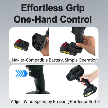 21V Cordless Air Blower Turbo - 550g Thrust