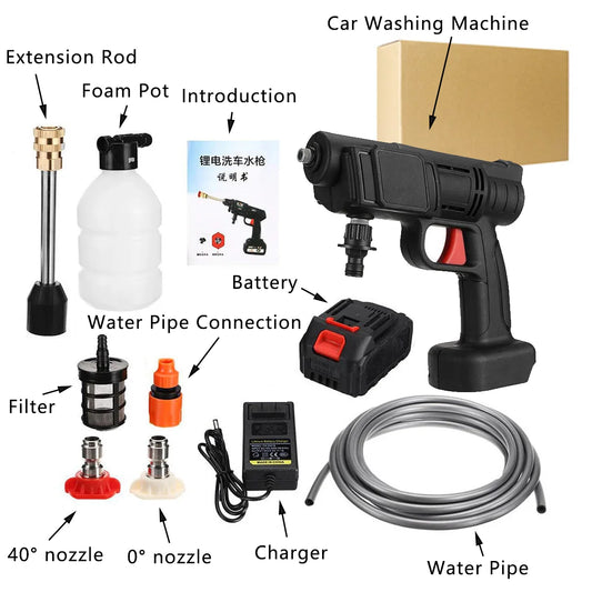 30BAR Cordless High-Pressure Washer with Makita 18V Battery
