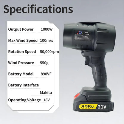 21V Cordless Air Blower Turbo - 550g Thrust
