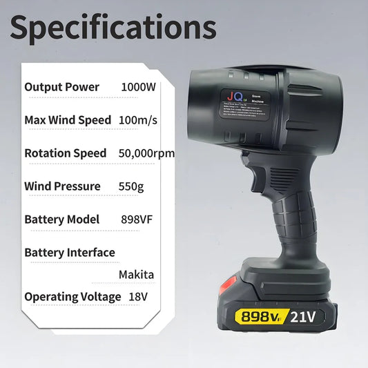 21V Cordless Air Blower Turbo - 550g Thrust