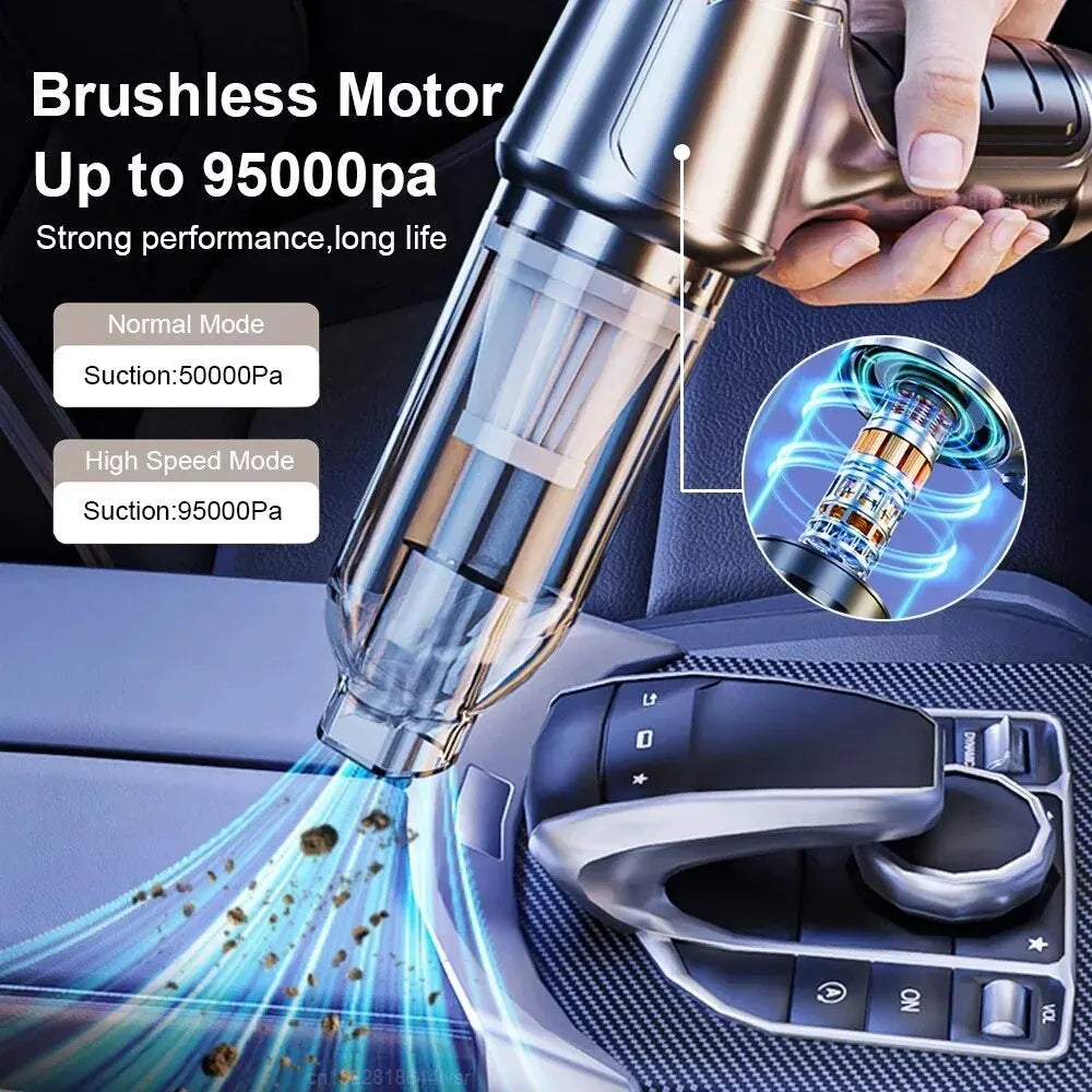 Wireless 4-in-1 Car & Home Vacuum
