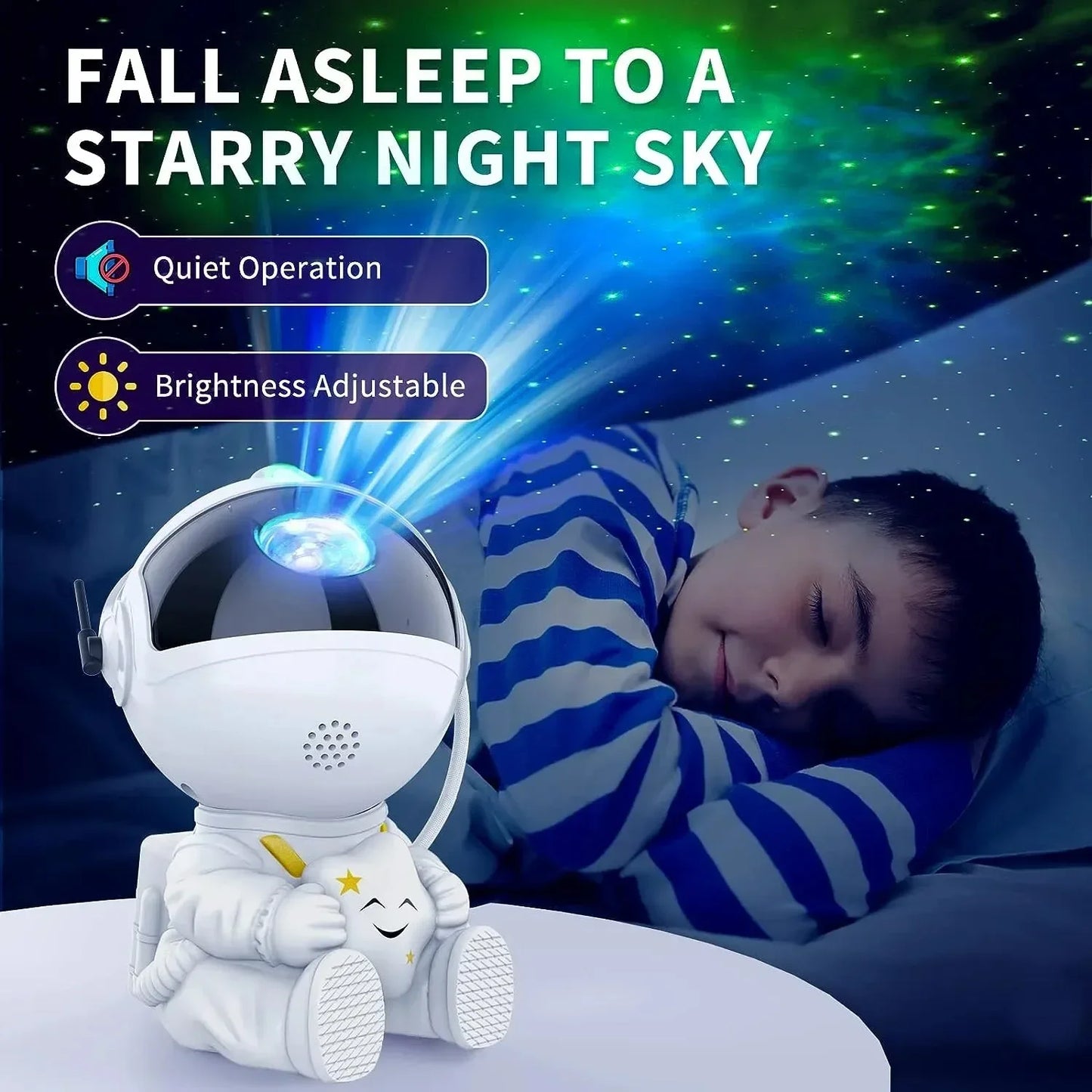 Star Projector Galaxy Night Light – Astronaut Space Projector