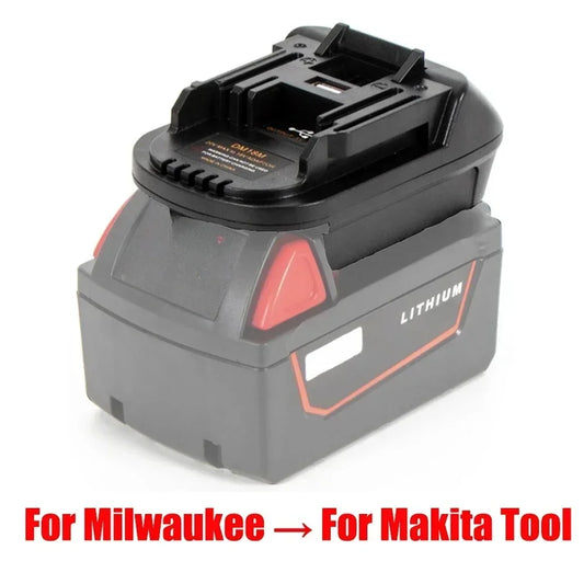 DM18M Milwaukee 18V to Dewalt 20V Li-ion & Makita 18V Adapter
