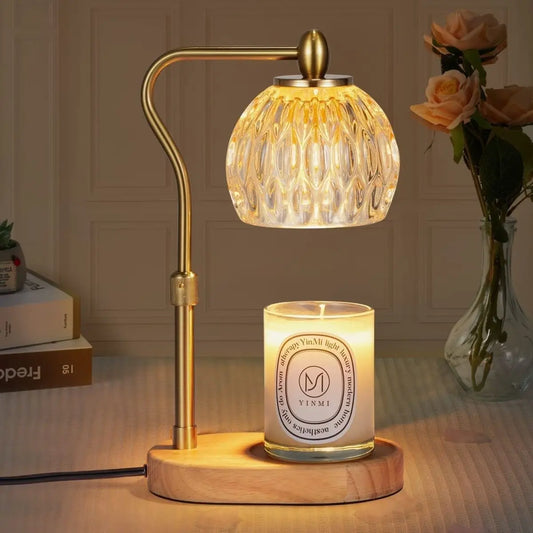 110V/230V Bedside Lamp – Adjustable Candle Warmer