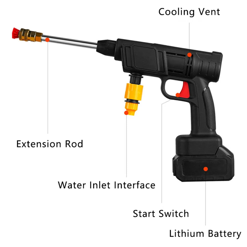 30BAR Cordless High-Pressure Washer with Makita 18V Battery
