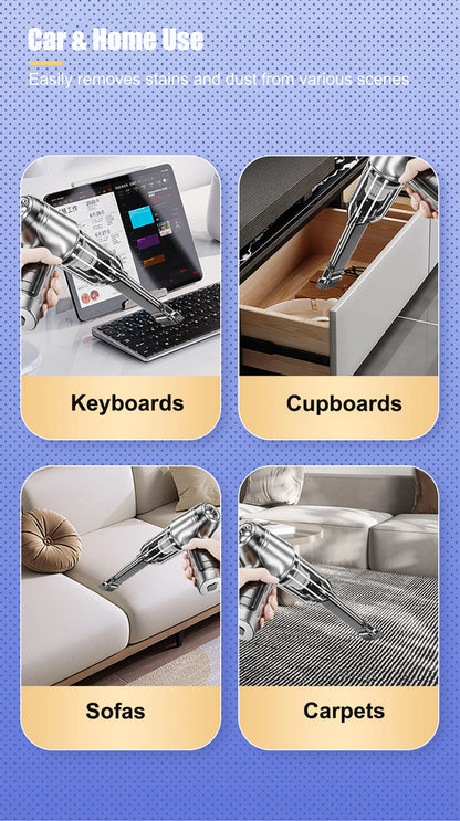 Wireless 4-in-1 Car & Home Vacuum