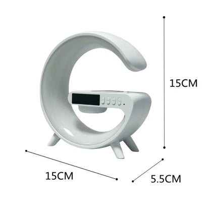 Sunrise Alarm Clock with 15W Wireless Charger & Bluetooth Speaker