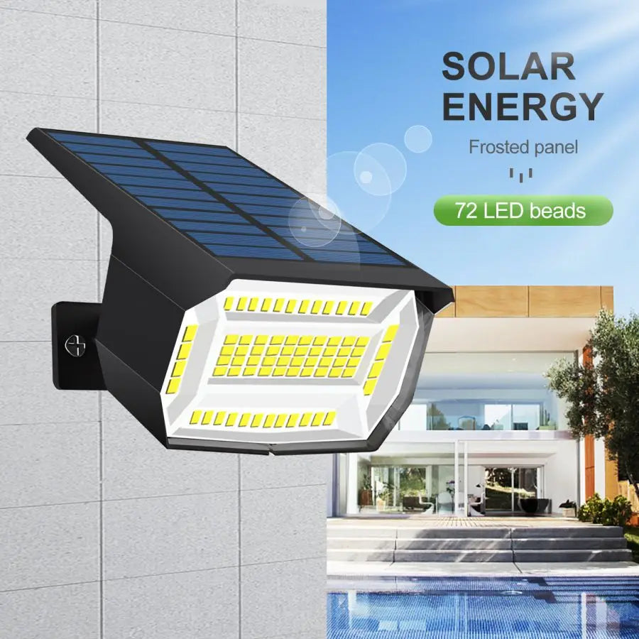 Outdoor Solar LED Landscape Spotlight (72/68 LEDs) IP65, 3 Modes