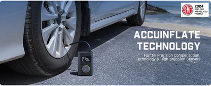 X9 Pro Electric Tire Pump — 1 Min Inflate, Digital Gauge, 150PS