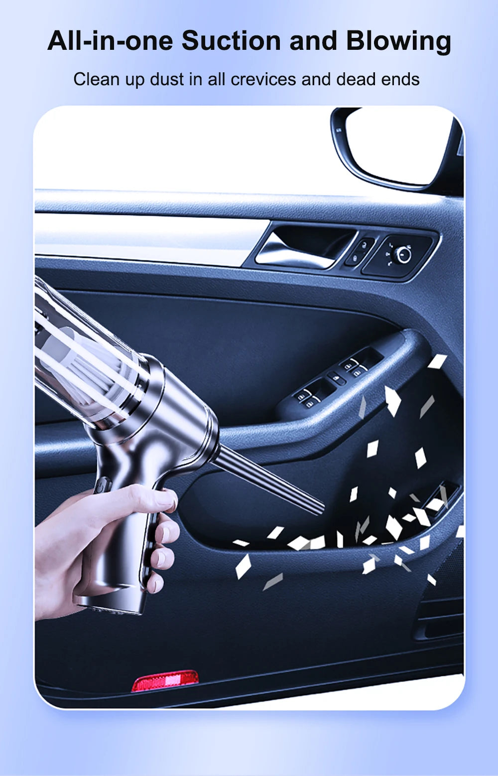 Wireless 4-in-1 Car & Home Vacuum