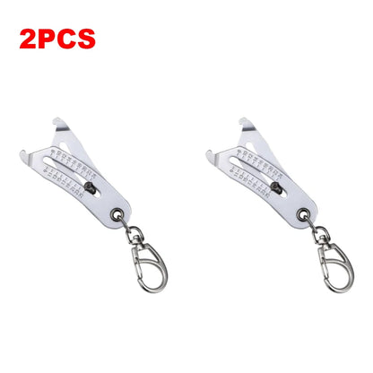 Bolt Size Finder Keychain — Portable Thread Gauge