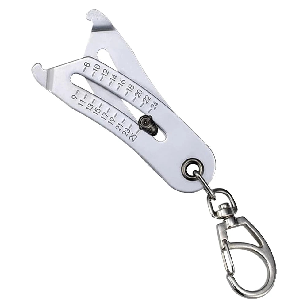 Bolt Size Finder Keychain — Portable Thread Gauge